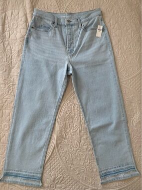 Old Navy Sky-Hi Straight Light Wash Jeans